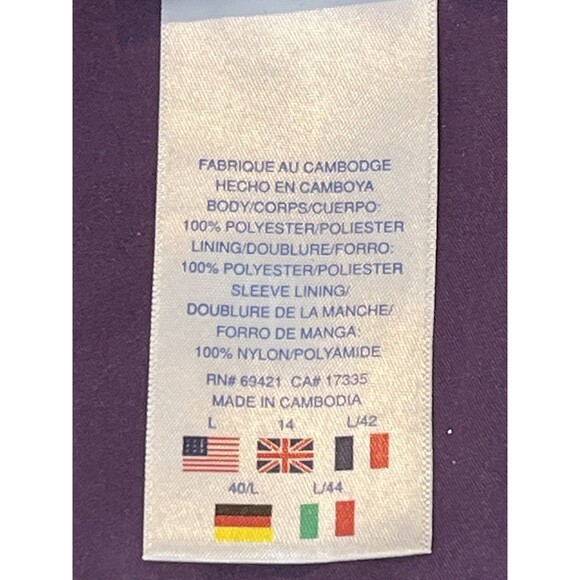 Rbk Jacket Women Large White Outdoors Transitional Easy Everyday Boatride Lounge - Picture 9 of 14